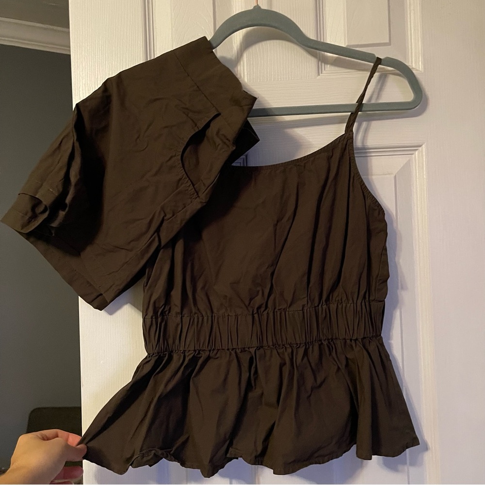 after market matching dark green tank top and short set